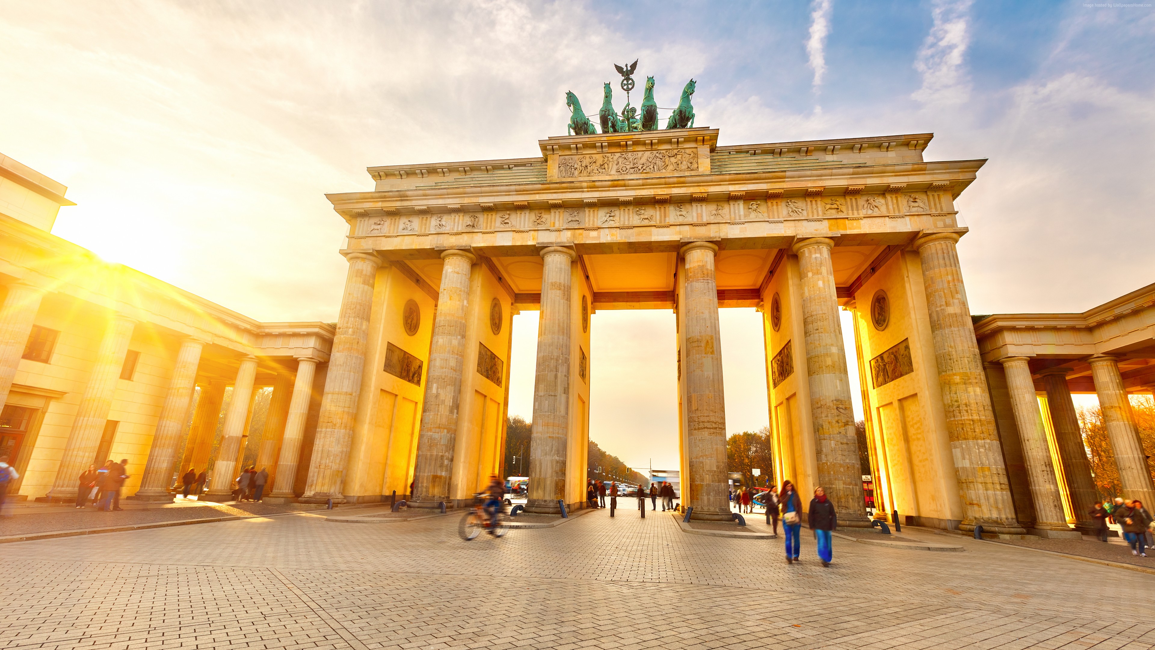 Wallpaper Brandenburg Gate, Berlin, Germany, Tourism, Travel, Travel